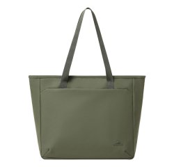 Rivacase Eden PU leather, Polyester, Recycled polyethylene terephthalate (rPET) Olive Woman Tote bag