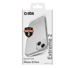 SBS Etui support Coque Extreme X2 iPhone 15 Plus, transparent