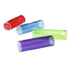 Fourre-tout viquel propyglass coloris assortis rouge bleu   vert violet dim. 70x70x220mm
