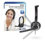 Hamlet HHEADMUS-CX cuffia e auricolare Cablato Portatile Musica e Chiamate USB tipo A Nero