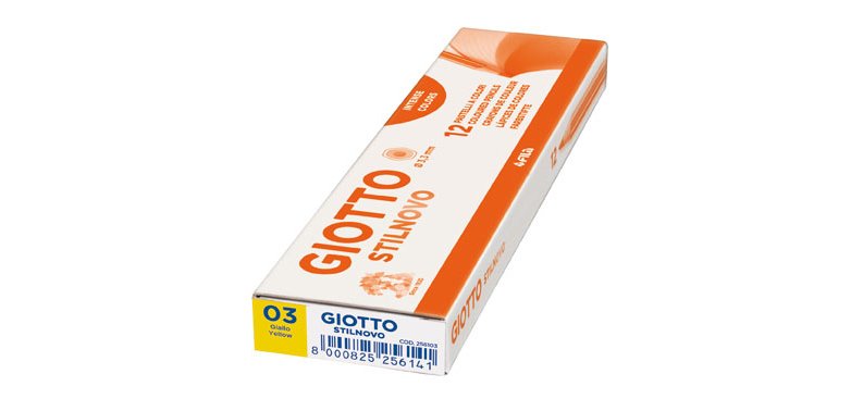 Giotto 256103 colour pencil Yellow 12 pc(s)