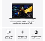 Apple MacBook Pro Apple M M4 Pro Portátil 36,1 cm (14.2") 24 GB 512 GB SSD Wi-Fi 6E (802.11ax) macOS Sequoia Negro