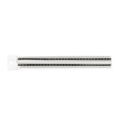 Artiglio 5281 ruler Desk ruler 300 mm Aluminium White