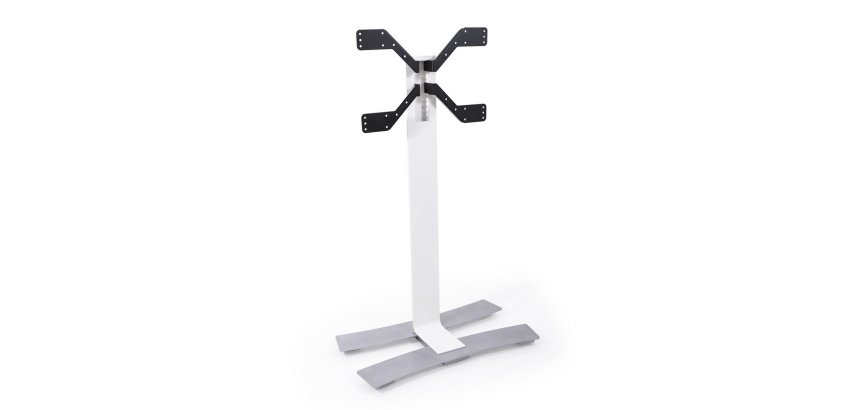 ITB ER039040 Supporto TV a parete 190,5 cm (75") Nero, Bianco