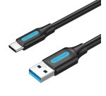 Vention COZBH cable USB USB 3.2 Gen 1 (3.1 Gen 1) 2 m USB A USB C 5 Gbit/s Negro