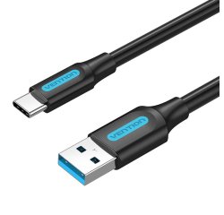 Vention COZBC cable USB USB 3.2 Gen 1 (3.1 Gen 1) 0,25 m USB A USB C 5 Gbit/s Negro