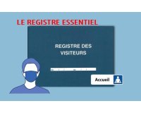 Registre elve visiteurs 96 pages format 297x210mm