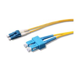 Uniformatic 21758 câble InfiniBand et à fibres optiques 20 m LC SC Jaune