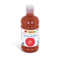 Primo 202BR500730 colore a tempera 500 ml Bottiglia Marrone