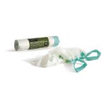 Biosacco per immondizia - 42x42 cm - 10 L - 19 micron - bianco - Perfetto - rotolo da 15 sacchi