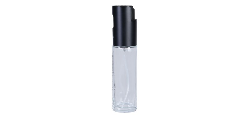 Muitomas OILSPRAY100MLBK oil/vinegar dispenser 0.1 L Bottle Glass, Plastic Black, Transparent