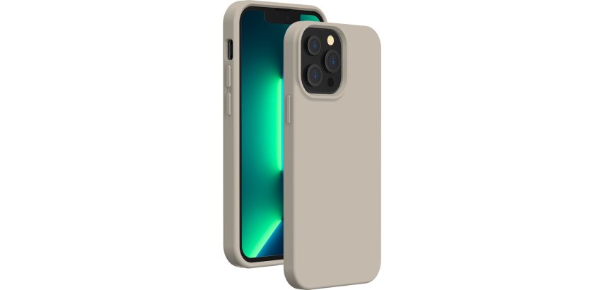 BIGBEN Coque iPhone COVSOFTIP1361PS Coque Grise iPhone 13 Pro