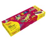 Crayon cire jovi jumbo 75mm diametre 11mm 12 couleurs     vives assorties format        scolaire boite 300 unites