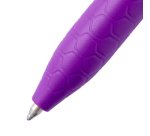 Stylo-bille pentel izee retractable ecriture moyenne  pointe 1mm encre faible       viscosite rechargeable violet