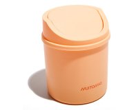 Muitomas DESKBINPF trash can Round Plastic Peach