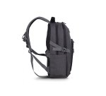 Urban Factory HTE17UF sac à dos Sac à dos de voyage Noir, Gris Mesh, Polyester, Plastique recyclé, Acier