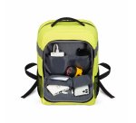 DICOTA P20471-17 sac à dos Noir, Gris, Jaune Polyéthylène téréphtalate recyclé (rPET)