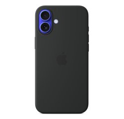 Apple Funda de silicona con MagSafe para el iPhone 16 Plus - Negro