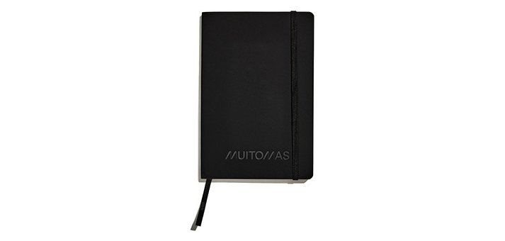 Muitomas NOTESA5BK writing notebook A5 Black