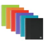 Protege-docs spiral Oxford school life a5 40 poch pp translucide/opaque assorti pav