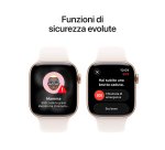Apple Watch Series 11 GPS 42mm Cassa Alluminio Oro Rosa con Band Rosa Fard - S/M