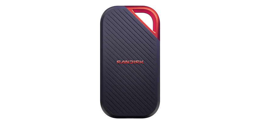SanDisk Extreme PRO Portable SSD (V3) 2 TB USB tipo-C Blu marino, Rosso