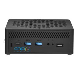 Chip PC CUBEX S Intel® Core™ i5 i5-1235U 8 Go DDR4-SDRAM 256 Go SSD Windows 11 Pro Mini PC Station de travail Noir