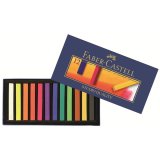 Pastel tendre faber-castell goldfaber studio carré 66mm coloris brillant intense bonne résistance lumière boîte 12u