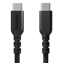 Fairphone ACCABL-2CC-WW1 câble USB USB 2.0 1 m USB C Noir