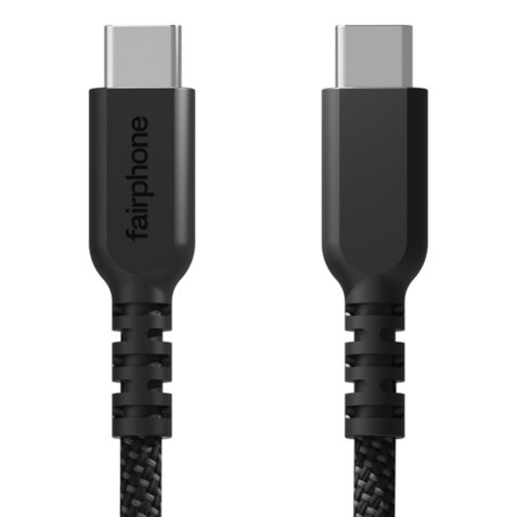 Fairphone ACCABL-2CC-WW1 câble USB USB 2.0 1 m USB C Noir
