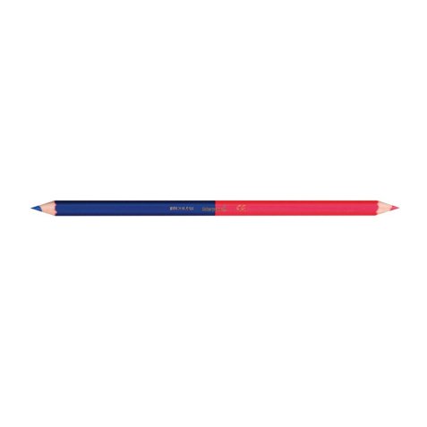 Crayon graphite liderpapel bicolore bleu/rouge mine moyenne ultra-résistante bois grande qualité