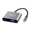 MCL MD1B99AU3CHVUDP station d'accueil USB 3.2 Gen 1 (3.1 Gen 1) Type-C Argent