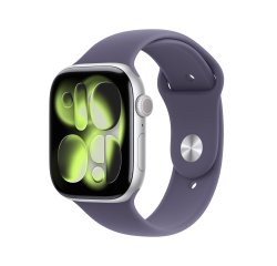Apple Watch Series 11 OLED 46 mm Numérique 416 x 496 pixels Écran tactile 5G Argent Wifi GPS (satellite)
