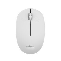 Nilox Ratón Wireless 1000 DPI, 3 botones, Gris