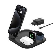 Belkin BoostCharge Écouteurs, Smartphone, Smartwatch Noir USB Recharge sans fil Charge rapide Intérieure