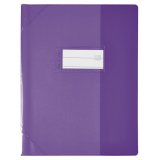 Protège-cahier 17x22cm Strong Line cristal 15/100° + renforcés (30/100°). Coloris violet