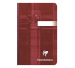 Carnet brochure dos toilé 9x14 cm 192 pages petits carreaux - Assortis