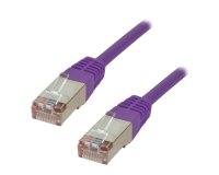 MCL Cable RJ45 Cat5E 1.0 m Purple câble de réseau Violet 1 m F/UTP (FTP)