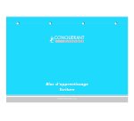 Bloc Ecriture Conquerant Classique Endosse 4 Trous 210X297 Paysage 160P 90G Dl3/10 Aqua