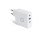 DICOTA D31983 chargeur d'appareils mobiles Ordinateur portable Blanc Secteur Charge rapide Intérieure