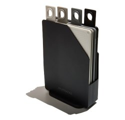 Muitomas CUTTINGBOARDBK kitchen cutting board Rectangular Silicone Black