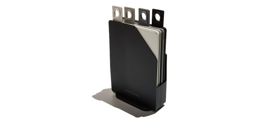 Muitomas CUTTINGBOARDBK kitchen cutting board Rectangular Silicone Black