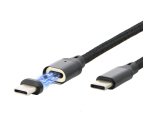 Mobilis 001350 câble USB USB 2.0 2 m USB C Noir, Gris