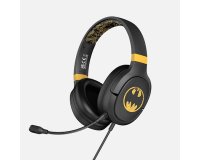 OTL Technologies DC Comics Batman Pro G1 Cuffie Cablato A Padiglione Gaming Nero, Oro