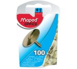 Punaise maped cuivrée diamètre 10mm boîte distributrice 100 unités