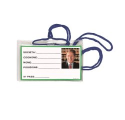 Lebez 31-100-BL-B identity badge/badge holder 100 pc(s)