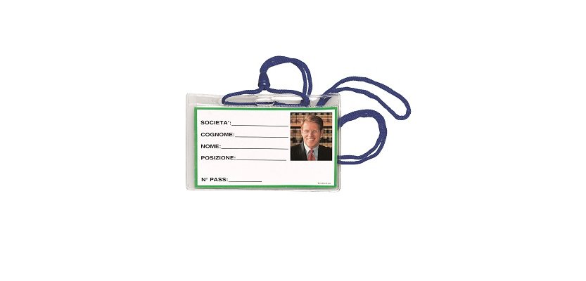 Lebez 31-100-BL-B identity badge/badge holder 100 pc(s)