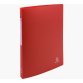 Classeur 4 anneaux OPAK dos 2cm en PP 5/10e. Sans étiquette de dos. Coloris rouge