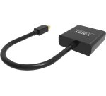 Vision TC-MDPVGA/BL câble vidéo et adaptateur Mini DisplayPort VGA (D-Sub) Noir