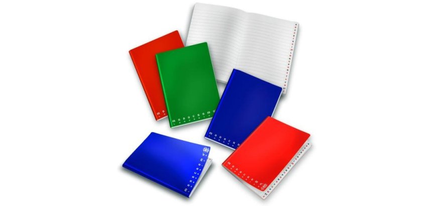 Pigna Monocromo writing notebook A5 Multicolour